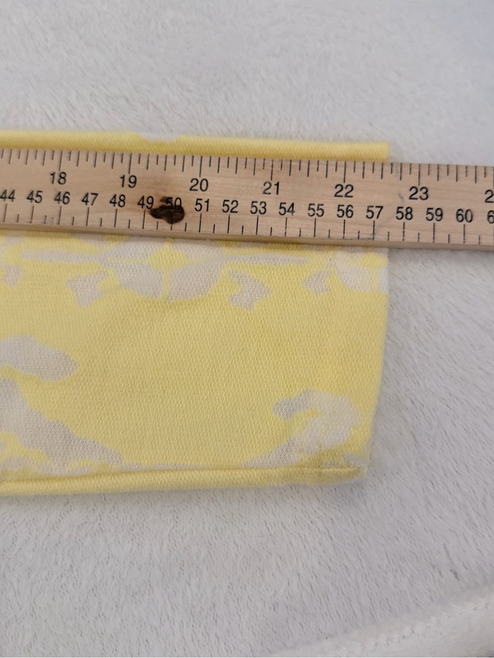Democracy Yellow Floral Print Long Sleeve Knit Top XL Boho Casual - Picture 10 of 10
